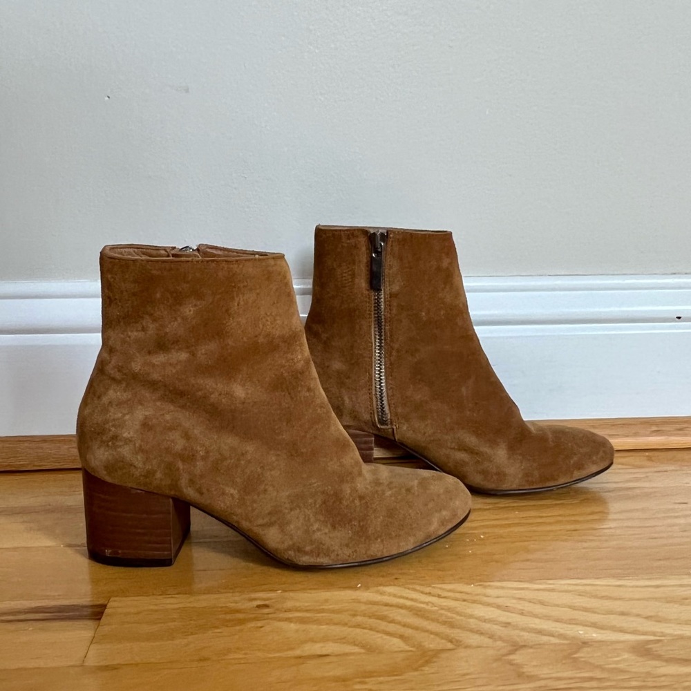 Thursday Boot Company Paloma honey suede booties